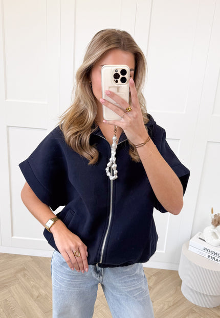Famous Online Store Zippervest Marivelle Blauw