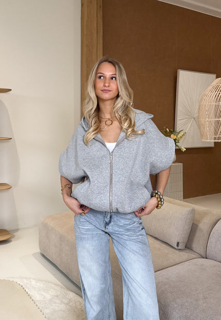 Famous Online Store Zippervest Marivelle Grijs