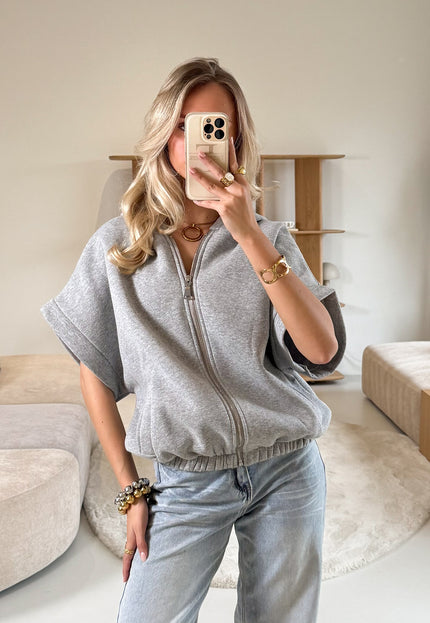 Famous Online Store Zippervest Marivelle Grijs