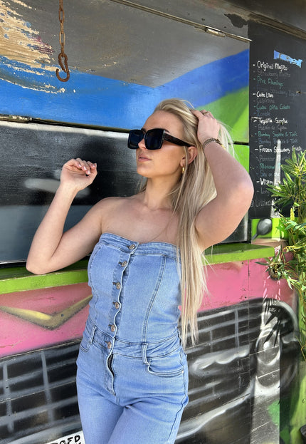 Famous Online Store Zonnebril Juna zwart