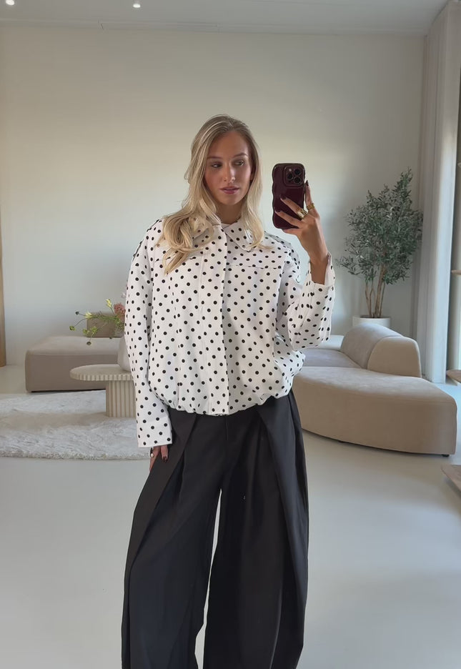 Bente polkadots jacket wit