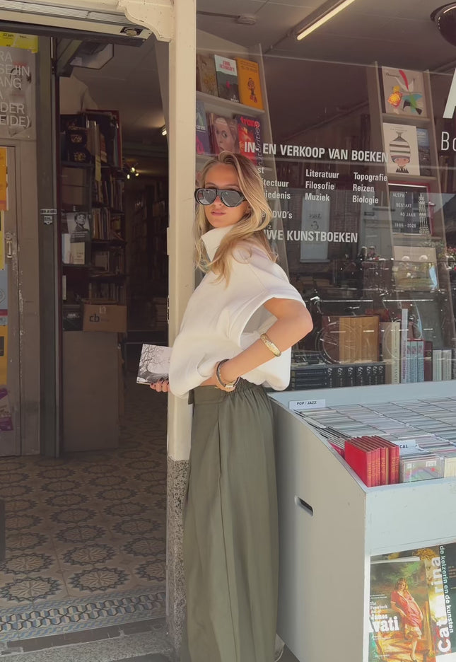 Zippervest Daisy wit