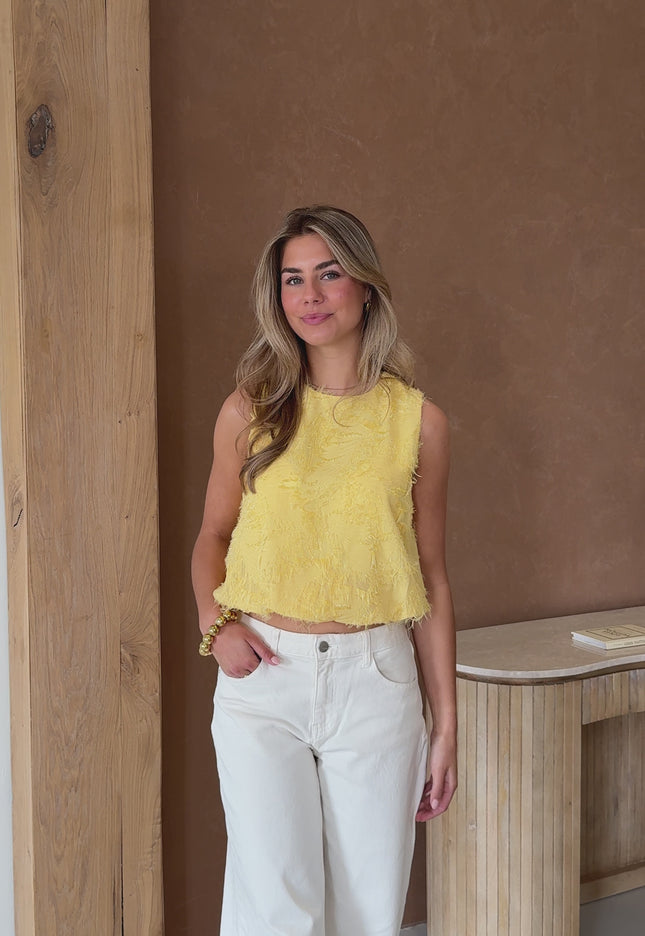Mirre top butter yellow