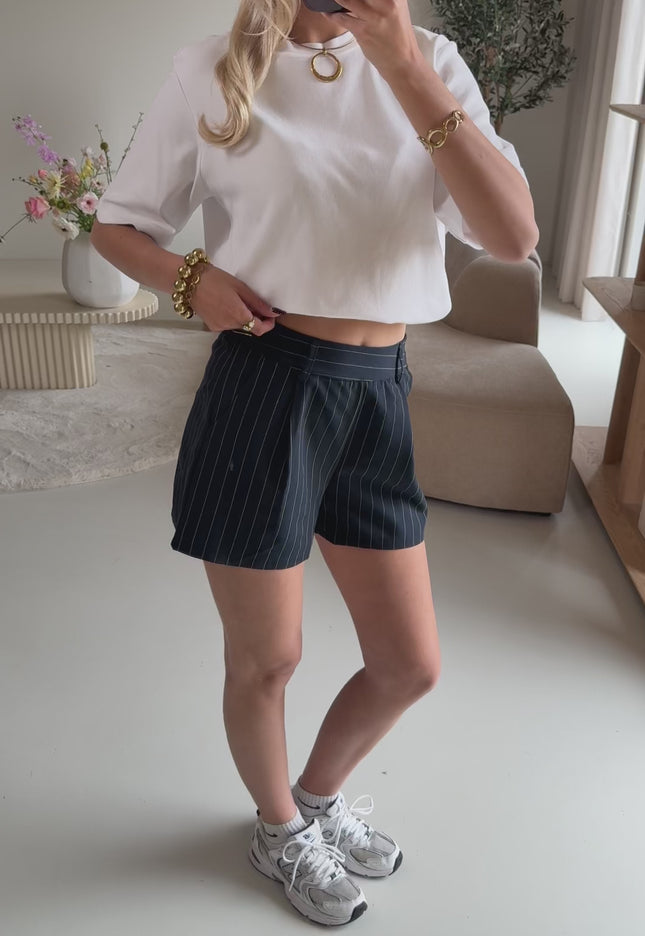 Floortje short blauw
